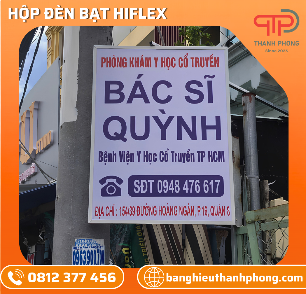 Hộp Đèn Treo Bạt Hiflex Phòng Khám Y