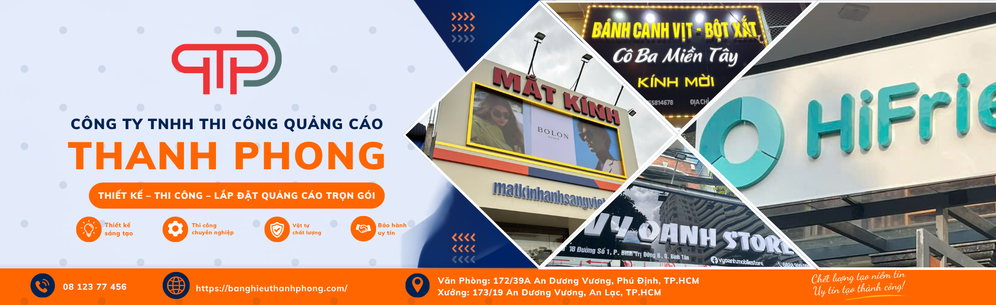 CÔNG TY TNHH THI CÔNG QUẢNG CÁO THANH PHONG